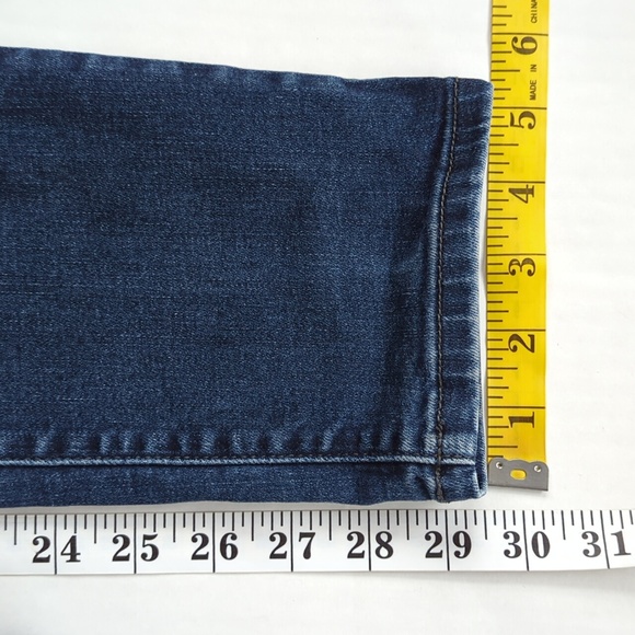 Chico's Distressed Whiskering Skinny Jeans 4R Blue - Picture 16 of 16